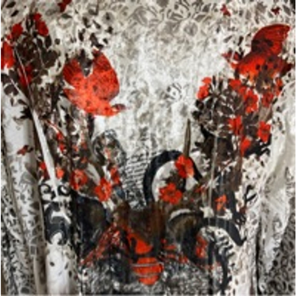 Women’s cardigan blouse lace velvet - Picture 6 of 12